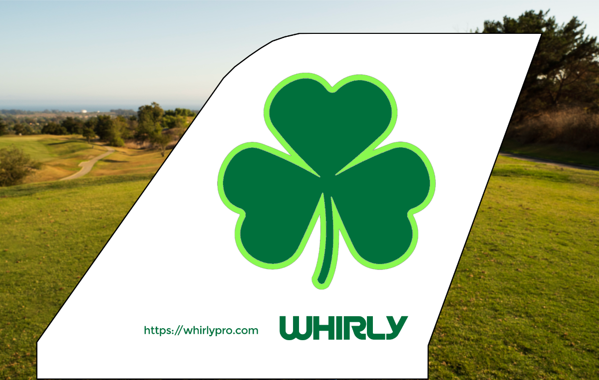 Whirly Bird St. Patrick's Day Tail
